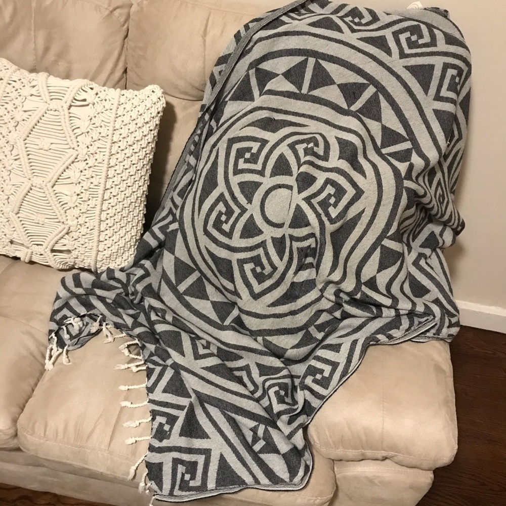 Boho Turkish Cotton Mandala Towel/Throw
